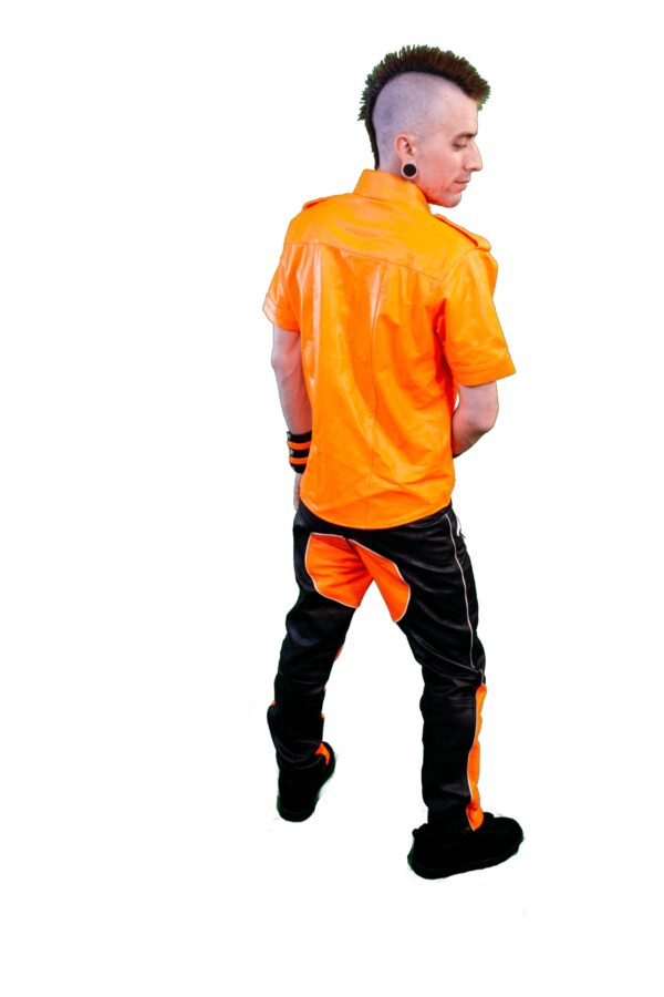 Orange shirt - rear