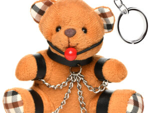 Gagged Teddy Bear Keychain