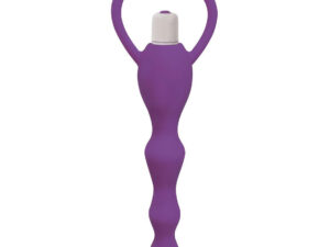 Rump Shaker 3X Vibrating Silicone Anal Plug - Purple